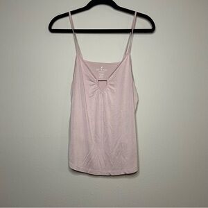 American Eagle Outfitters Light Pink Spaghetti Strap Camisole with Keyhole